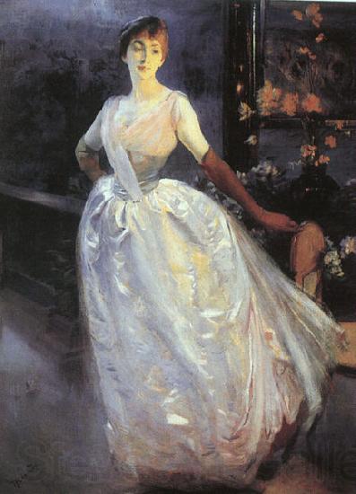 Paul-Albert Besnard Portrait of Madame Roger Jourdain France oil painting art